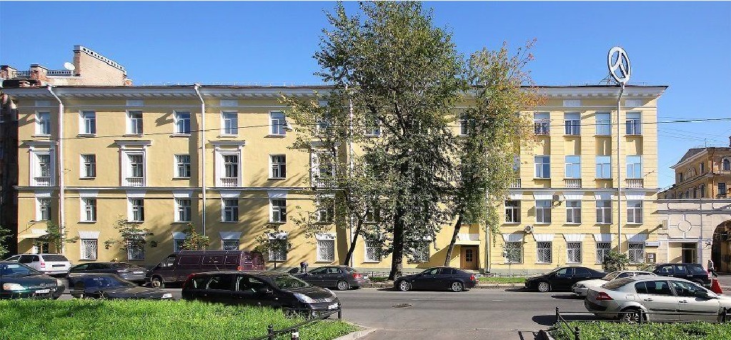 фасад дома, здание по адресу г Санкт-Петербург, лн 16-я В.О., д 7